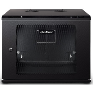 CyberPower CR9U61003 Wall Mount IT Equipment Enclosure, 132 lb. capacity, adjustable rack angles